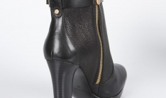 Обувь Black Leather Tate Boots  - 4